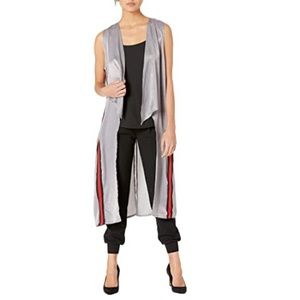🎉HP🎉Steve Madden Grey/Red Cast Away Duster Vest